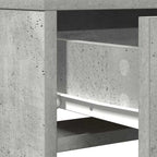 Mesa Tocador Gris 50 x 41 x 140 cm Madera de ingeniería