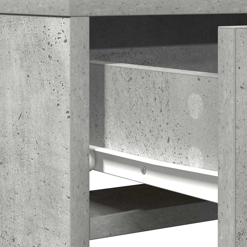 Mesa Tocador Gris 50 x 41 x 140 cm Madera de ingeniería