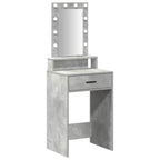 Mesa Tocador Gris 50 x 41 x 140 cm Madera de ingeniería
