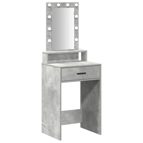 Mesa Tocador Gris 50 x 41 x 140 cm Madera de ingeniería