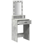 Mesa Tocador Gris 50 x 41 x 140 cm Madera de ingeniería