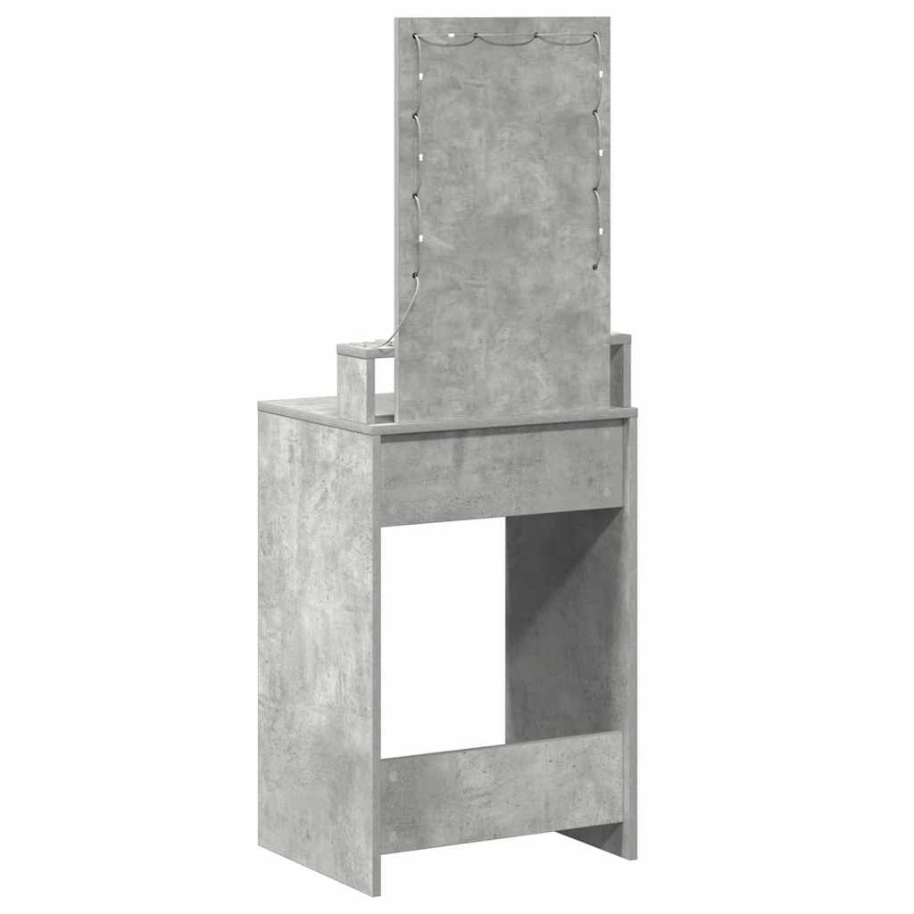 Mesa Tocador Gris 50 x 41 x 140 cm Madera de ingeniería