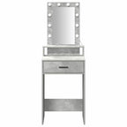 Mesa Tocador Gris 50 x 41 x 140 cm Madera de ingeniería
