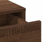 Mesa de tocador Marrón 79 x 41 x 140 cm Madera contrachapada