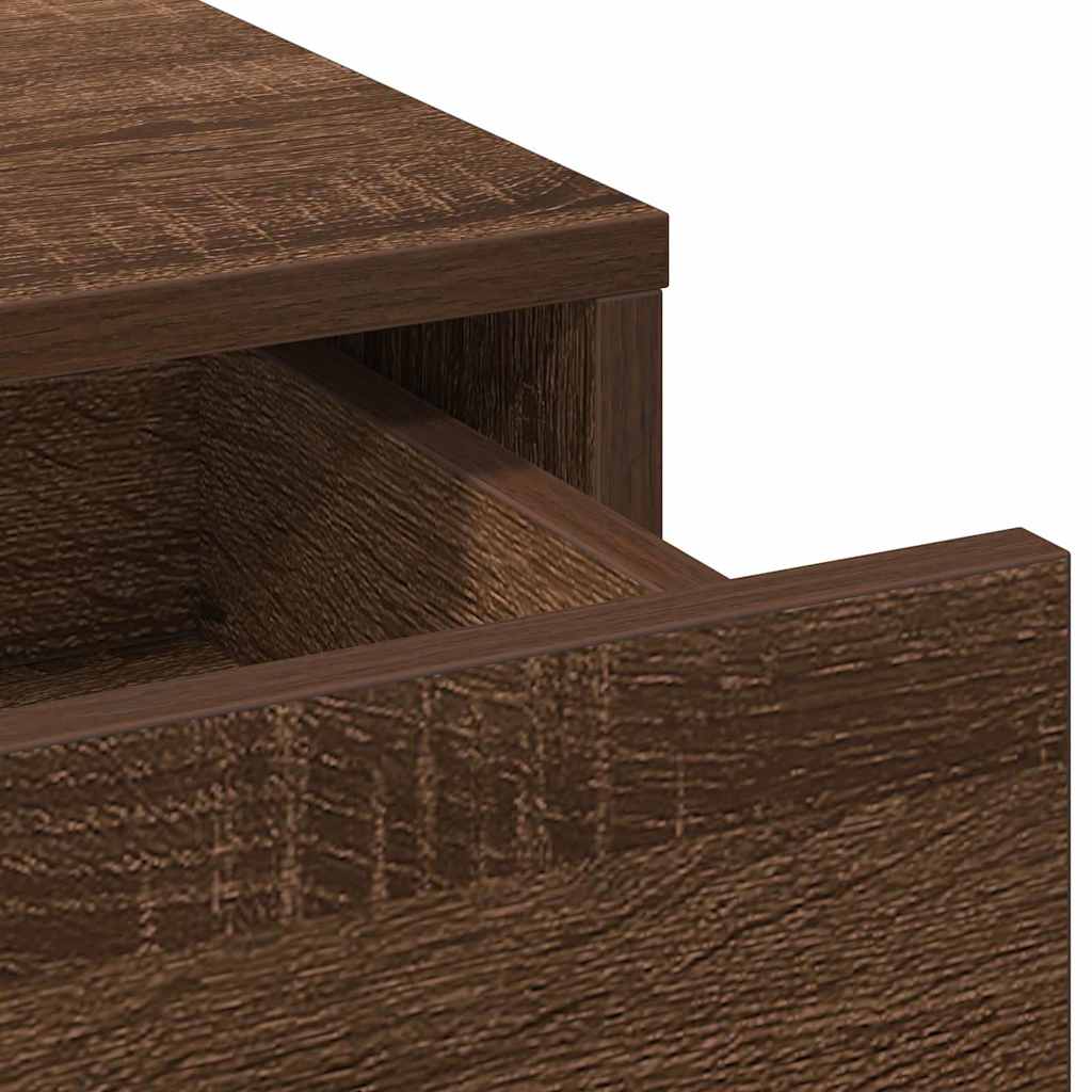 Mesa de tocador Marrón 79 x 41 x 140 cm Madera contrachapada