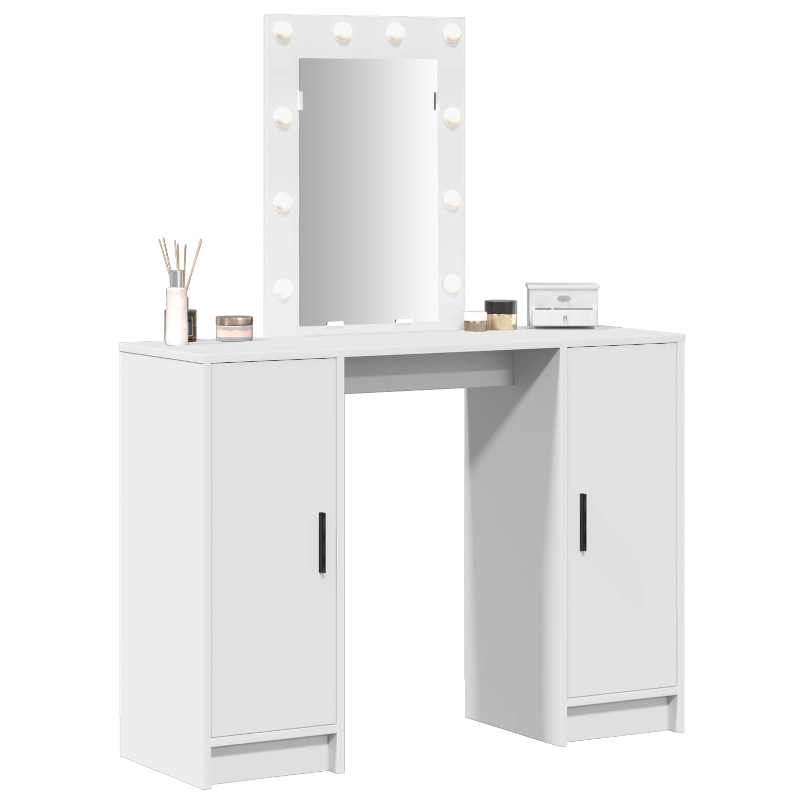 Mesa Tocador con puerta 102 x 33 x 135 cm Madera de ingeniería