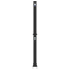 Ducha Solar al Aire Libre Negro 217 cm PVC y Aluminio