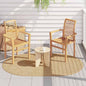 Alfombra ZIZUR Crema 150 x 80 cm Polipropileno