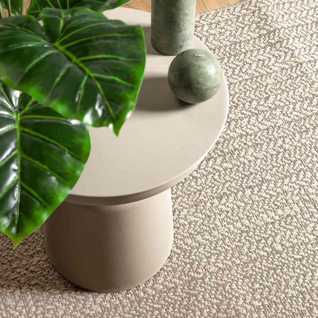 Alfombra ZIZUR Crema 150 x 80 cm Polipropileno