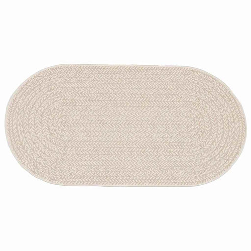 Alfombra ZIZUR Crema 150 x 80 cm Polipropileno