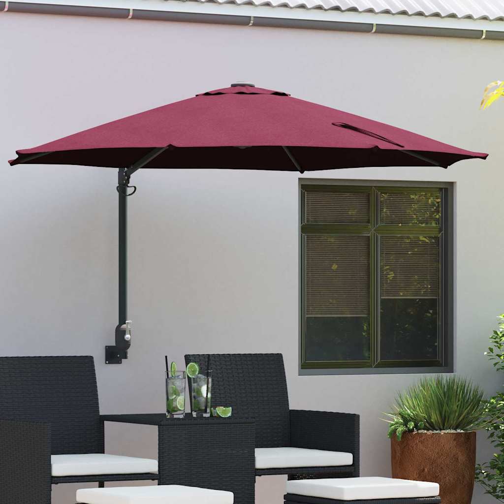 Anthracite Garden Parasol 248 x 248 x 148 cm