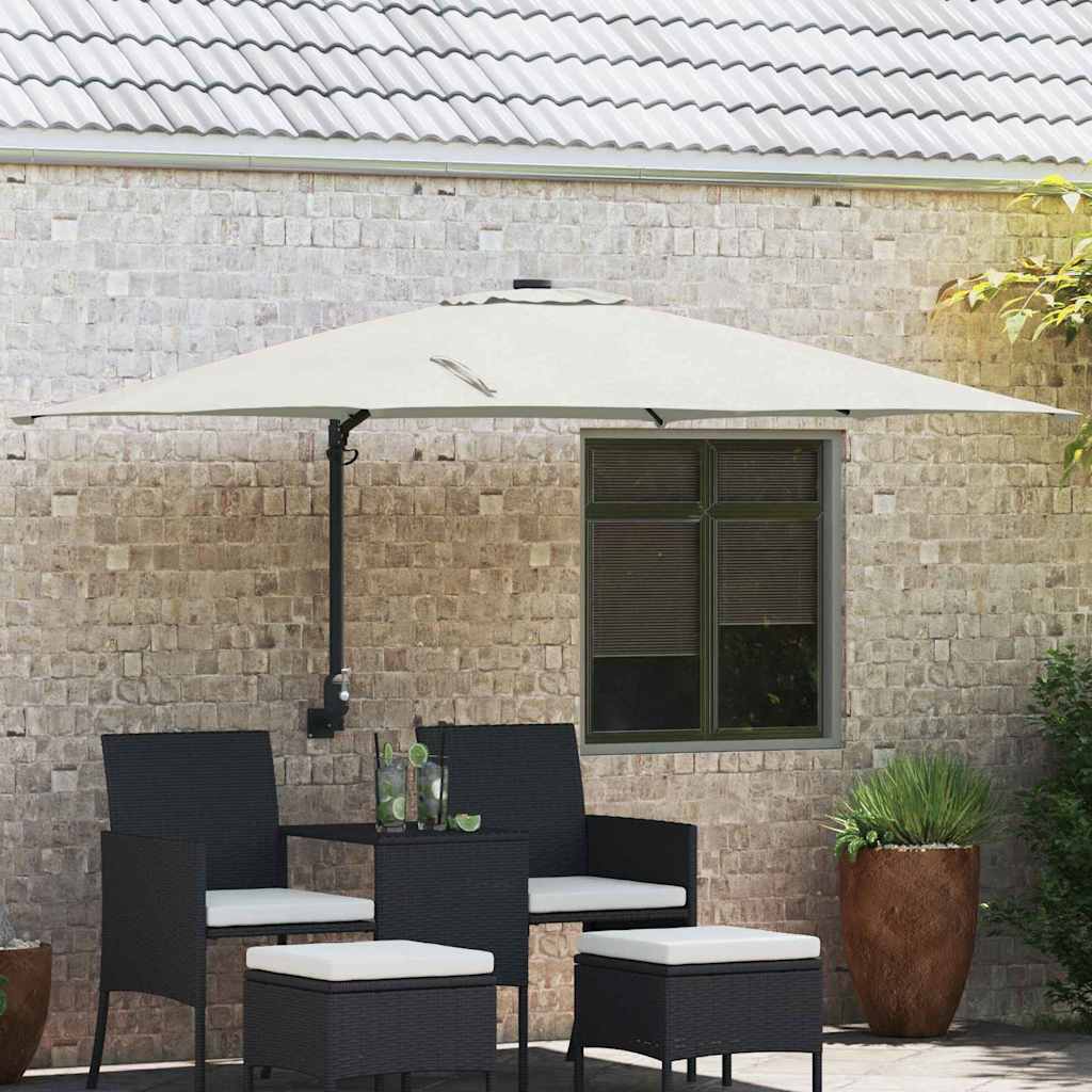 Garden Parasol Anthracite 248.5 x 247.5 x 160 cm