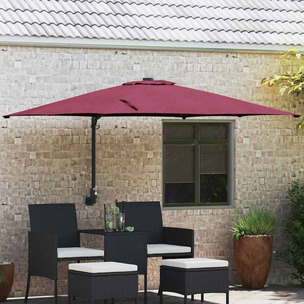 Garden Parasol Anthracite 248.5 x 247.5 x 160 cm