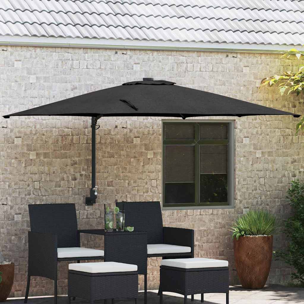 Garden Parasol Anthracite 248.5 x 247.5 x 160 cm