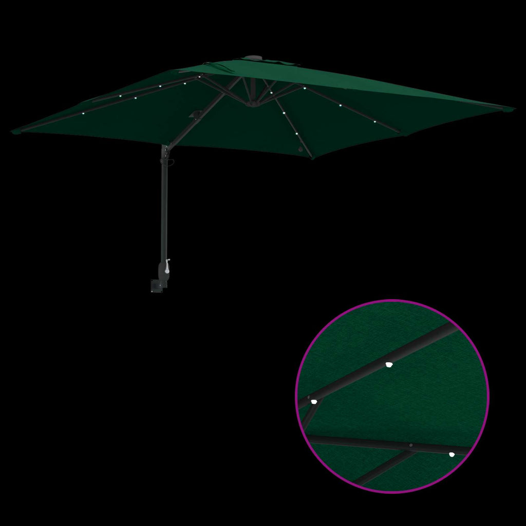 Sombrilla de jardín Verde 248,5 x 247,5 x 160 cm