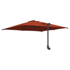 Sombrilla de jardín Terracota 248,5 x 247,5 x 160 cm