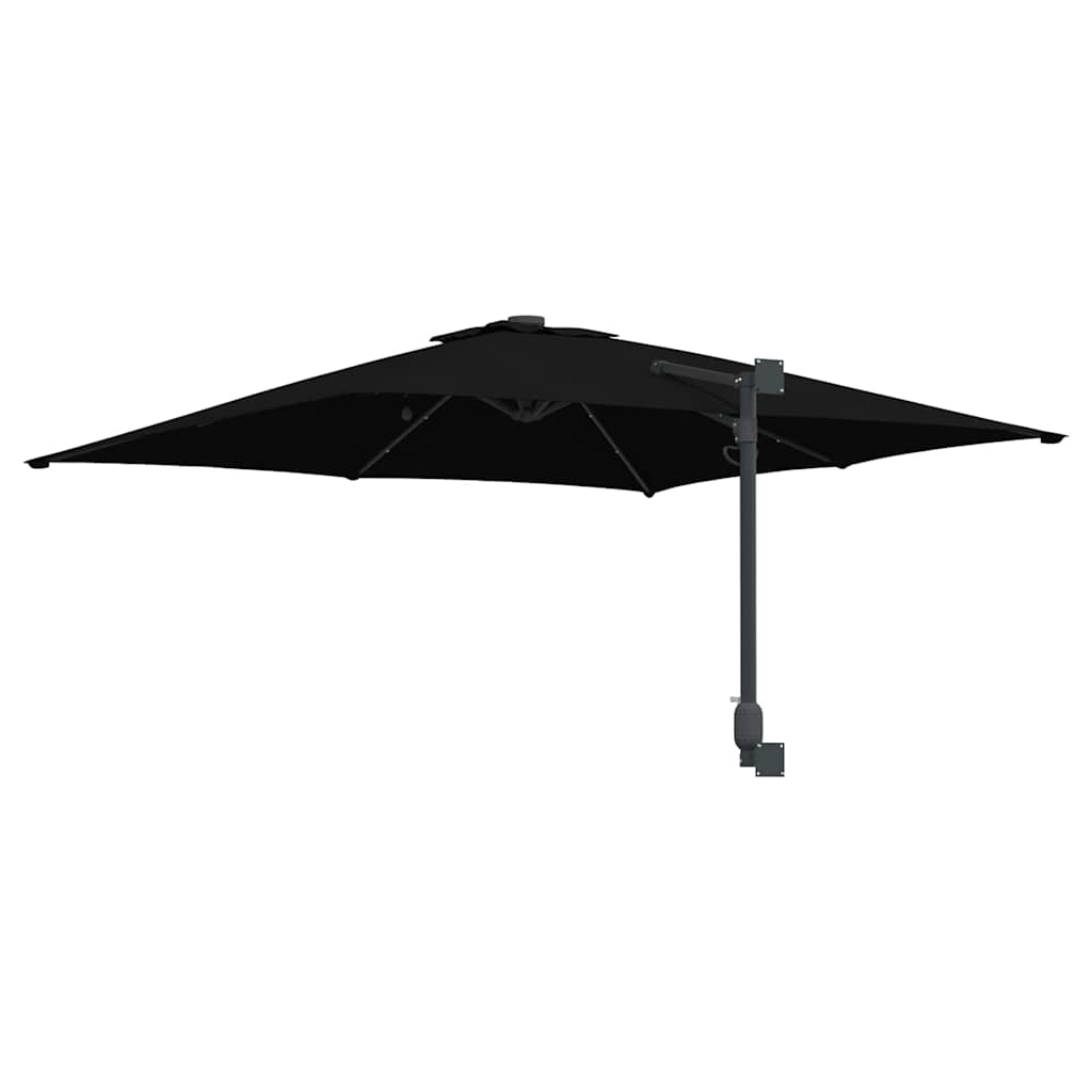 Sombrilla de jardín Negro 248,5 x 247,5 x 160 cm