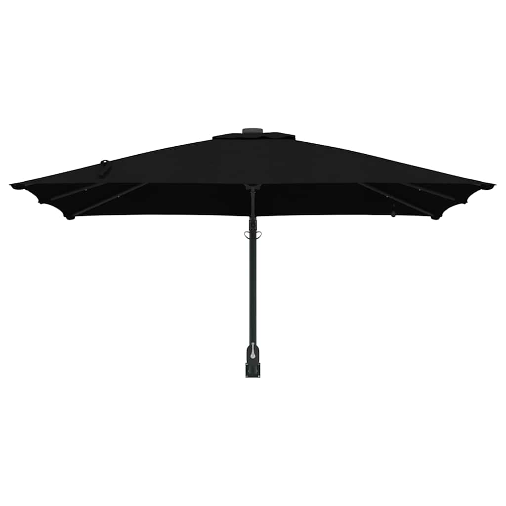 Sombrilla de jardín Negro 248,5 x 247,5 x 160 cm