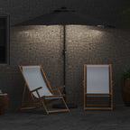 Sombrilla de jardín Antracita 294 x 150 x 223 cm