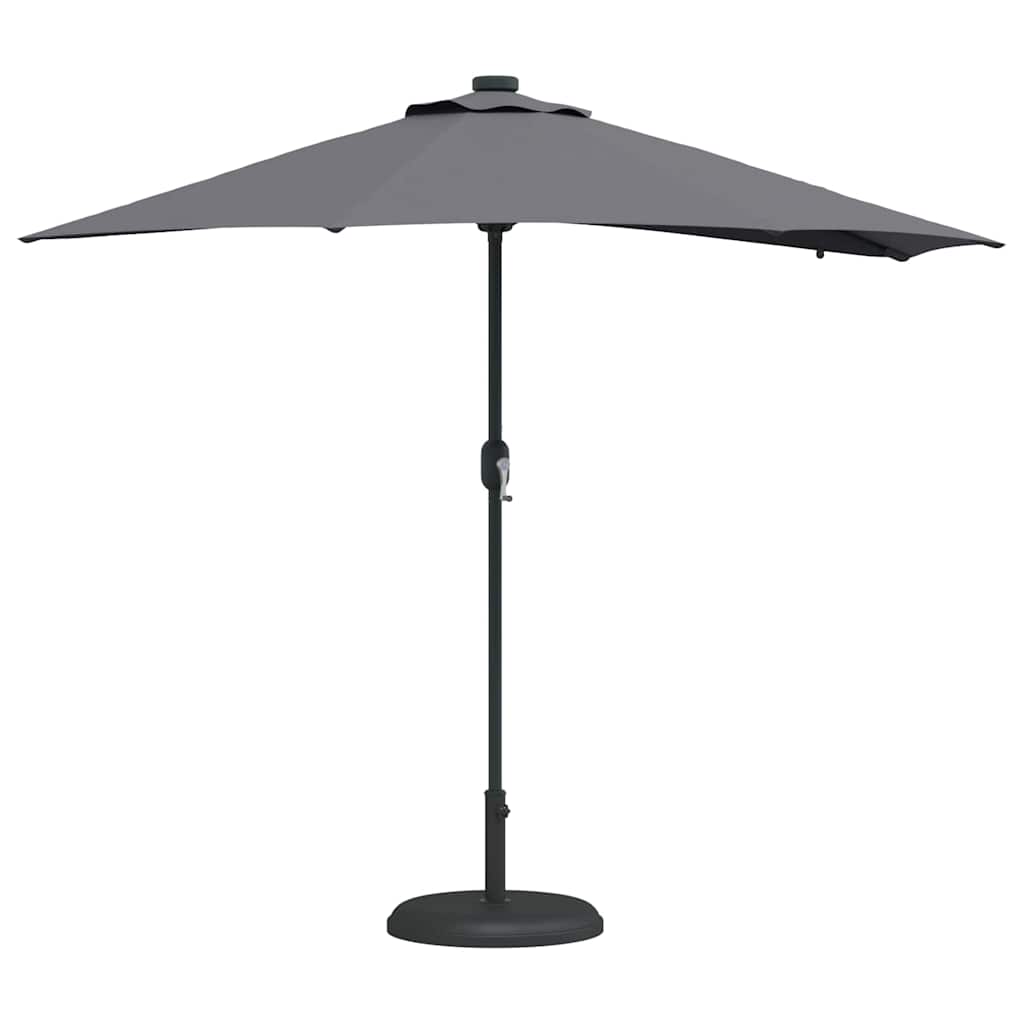 Sombrilla de jardín Antracita 294 x 150 x 223 cm