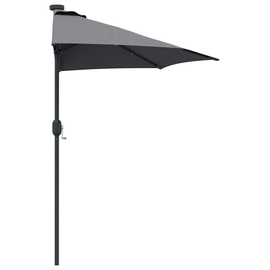 Sombrilla de jardín Antracita 294 x 150 x 223 cm