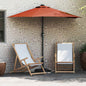 Sombrilla de jardín Antracita 294 x 150 x 223 cm