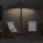 Sombrilla de jardín Antracita 294 x 150 x 224 cm