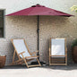 Sombrilla de jardín Antracita 294 x 150 x 224 cm