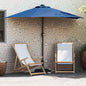 Sombrilla de jardín Antracita 294 x 150 x 224 cm
