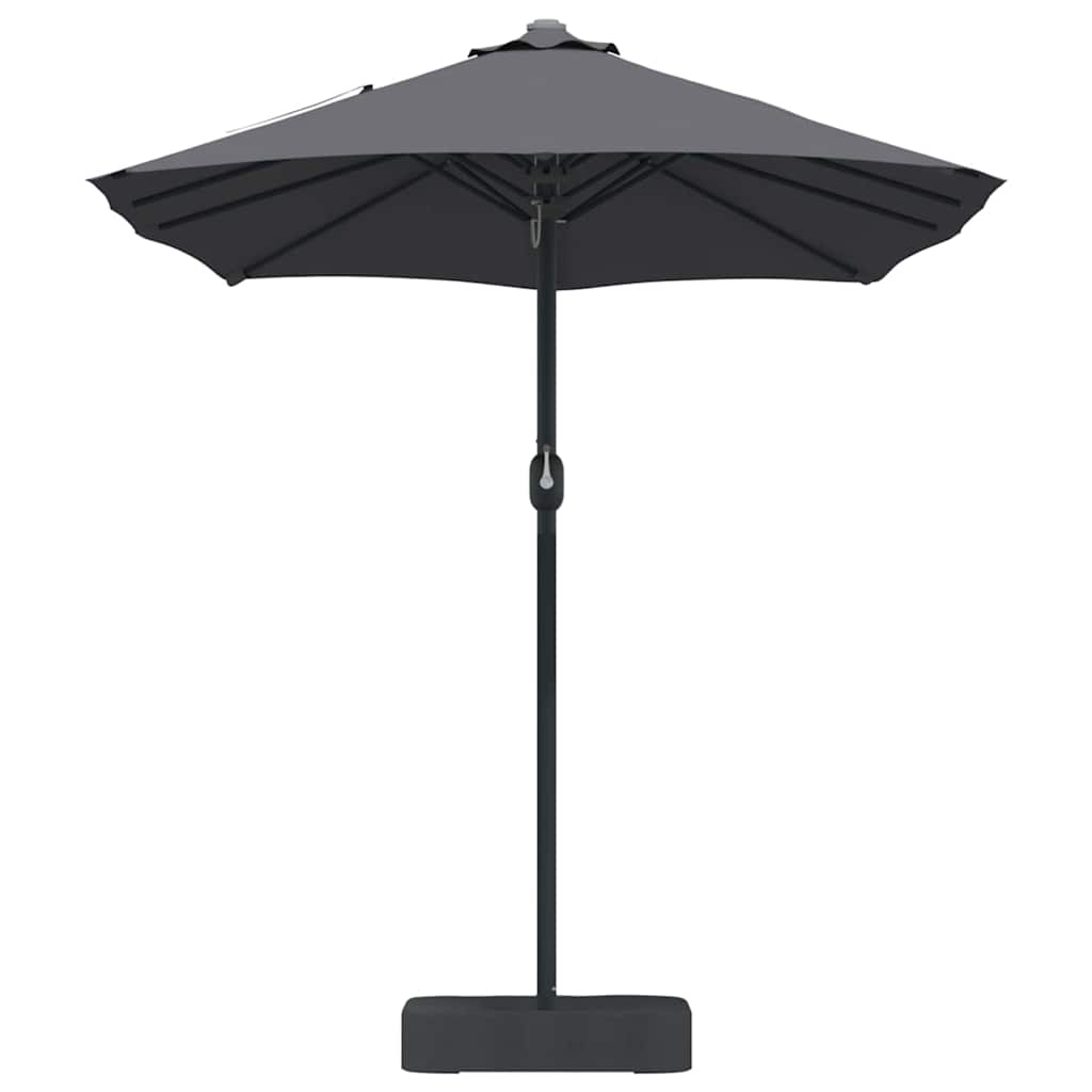 Sombrilla de jardín Antracita 385 x 209 x 244 cm
