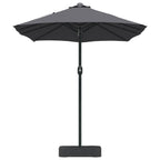 Sombrilla de jardín Antracita 385 x 209 x 244 cm Poliéster
