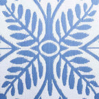 Alfombra de exterior Floral ARAKIL Azul Bebé y 400 x 300 cm