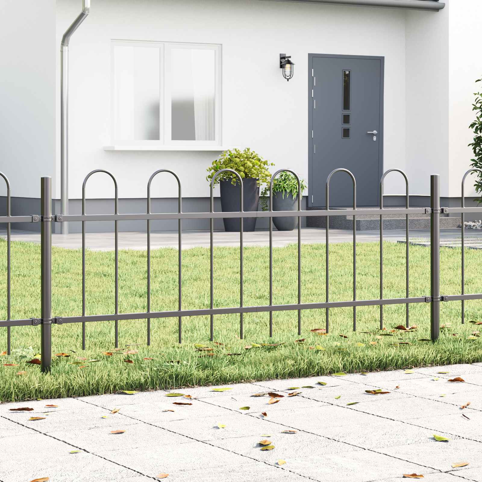 Valla de Jardín 2 pcs 3,4 x 0,6 m