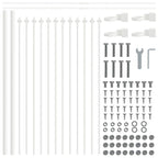 Valla de Jardín 2 pcs 3,4 x 0,6 m