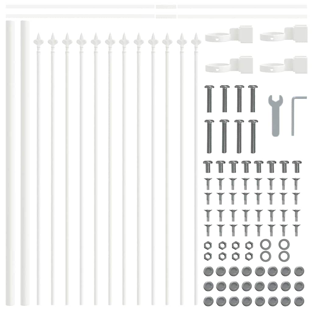 Valla de Jardín 2 pcs 3,4 x 0,6 m
