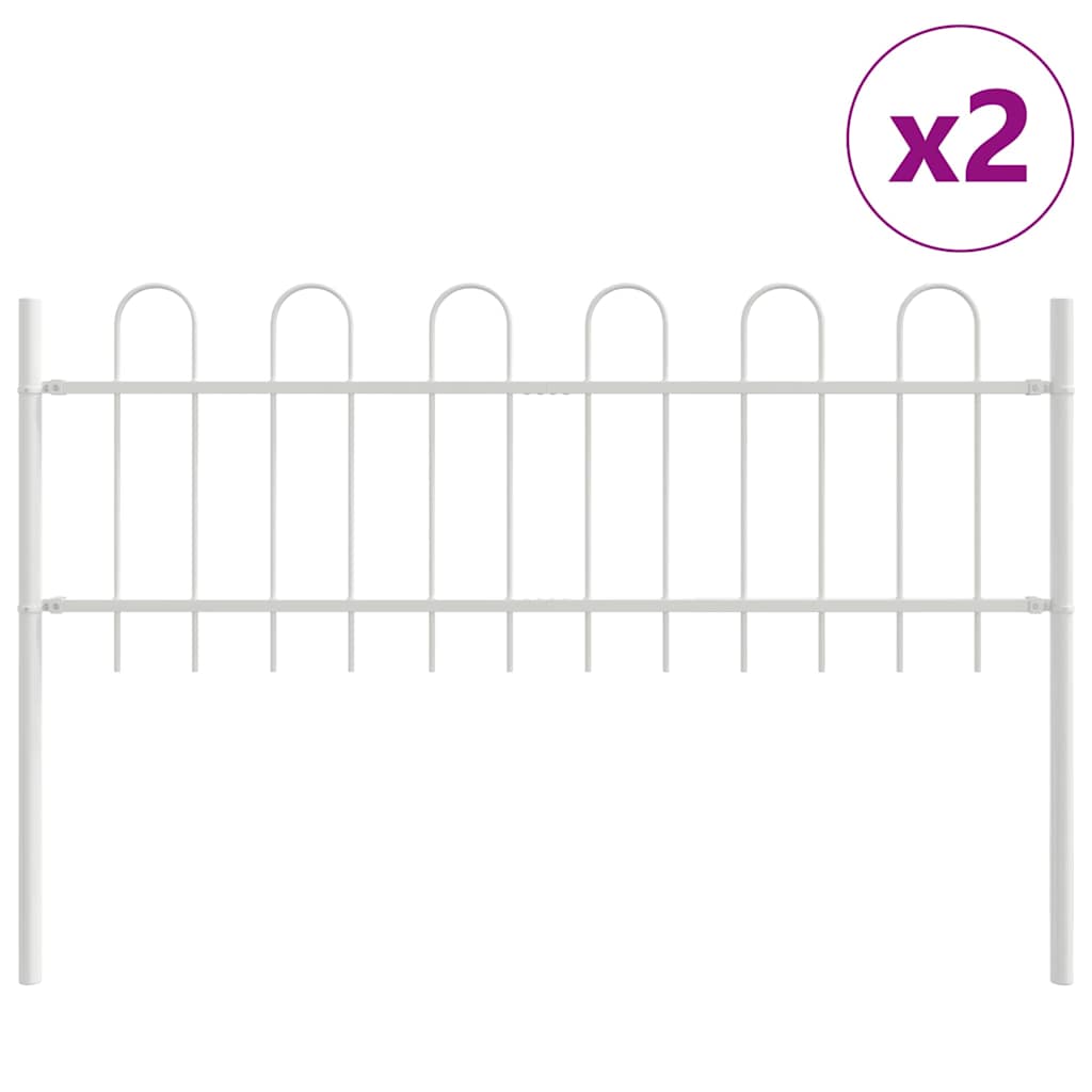 Valla de Jardín 2 pcs 3,4 x 0,6 m