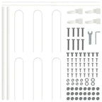 Valla de Jardín 2 pcs 3,4 x 0,6 m