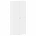 Armario para Zapatos con estante Blanco 80 x 35.5 x 180 cm
