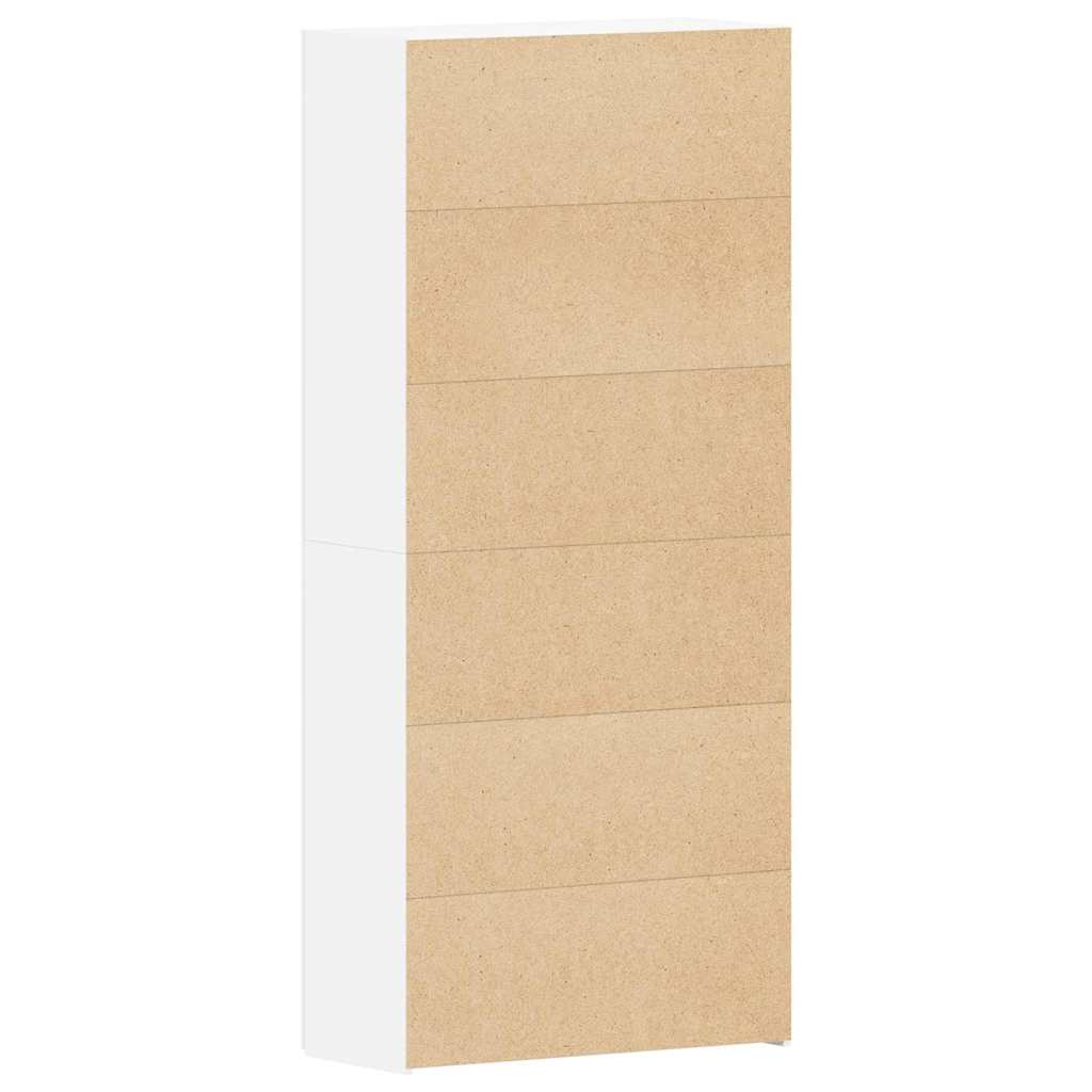 Armario para Zapatos con estante Blanco 80 x 35.5 x 180 cm