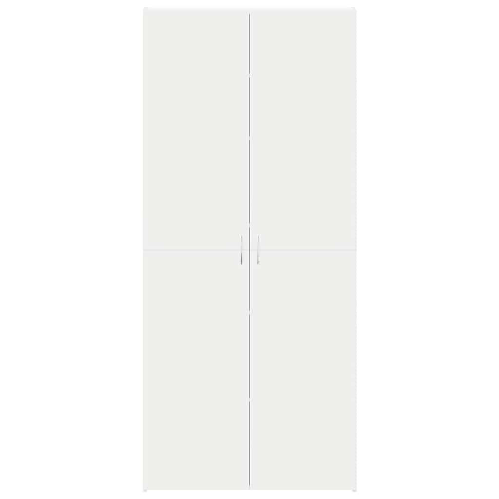 Armario para Zapatos con estante Blanco 80 x 35.5 x 180 cm