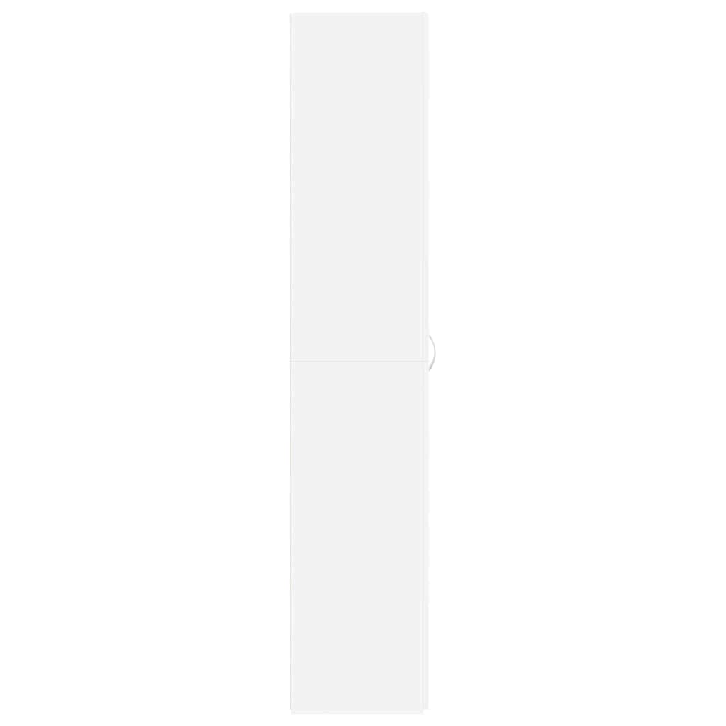 Armario para Zapatos con estante Blanco 80 x 35.5 x 180 cm
