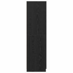 Armario Roble Negro 80 x 50,5 x 180 cm Madera de ingeniería