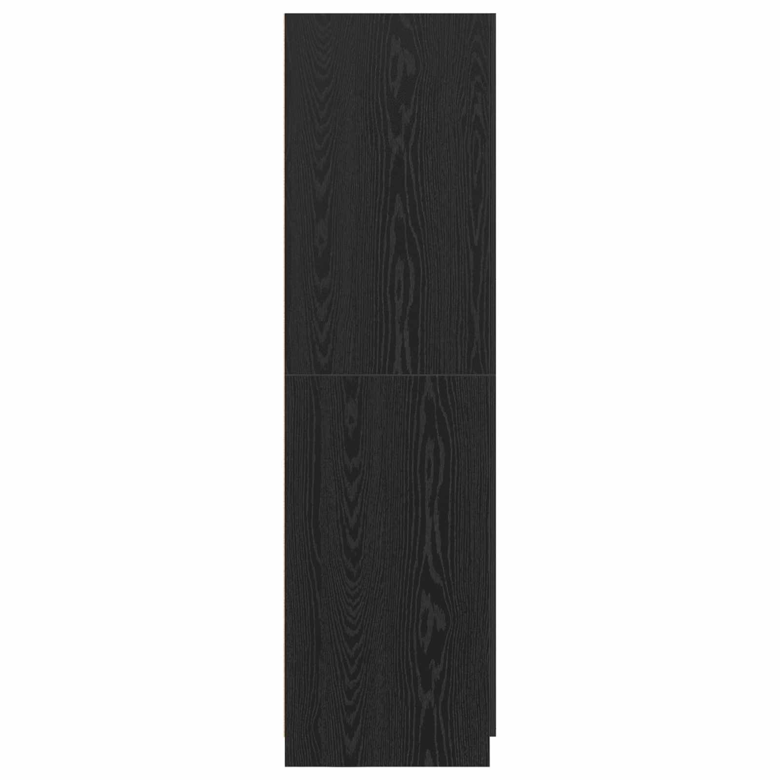 Armario Roble Negro 80 x 50,5 x 180 cm Madera de ingeniería