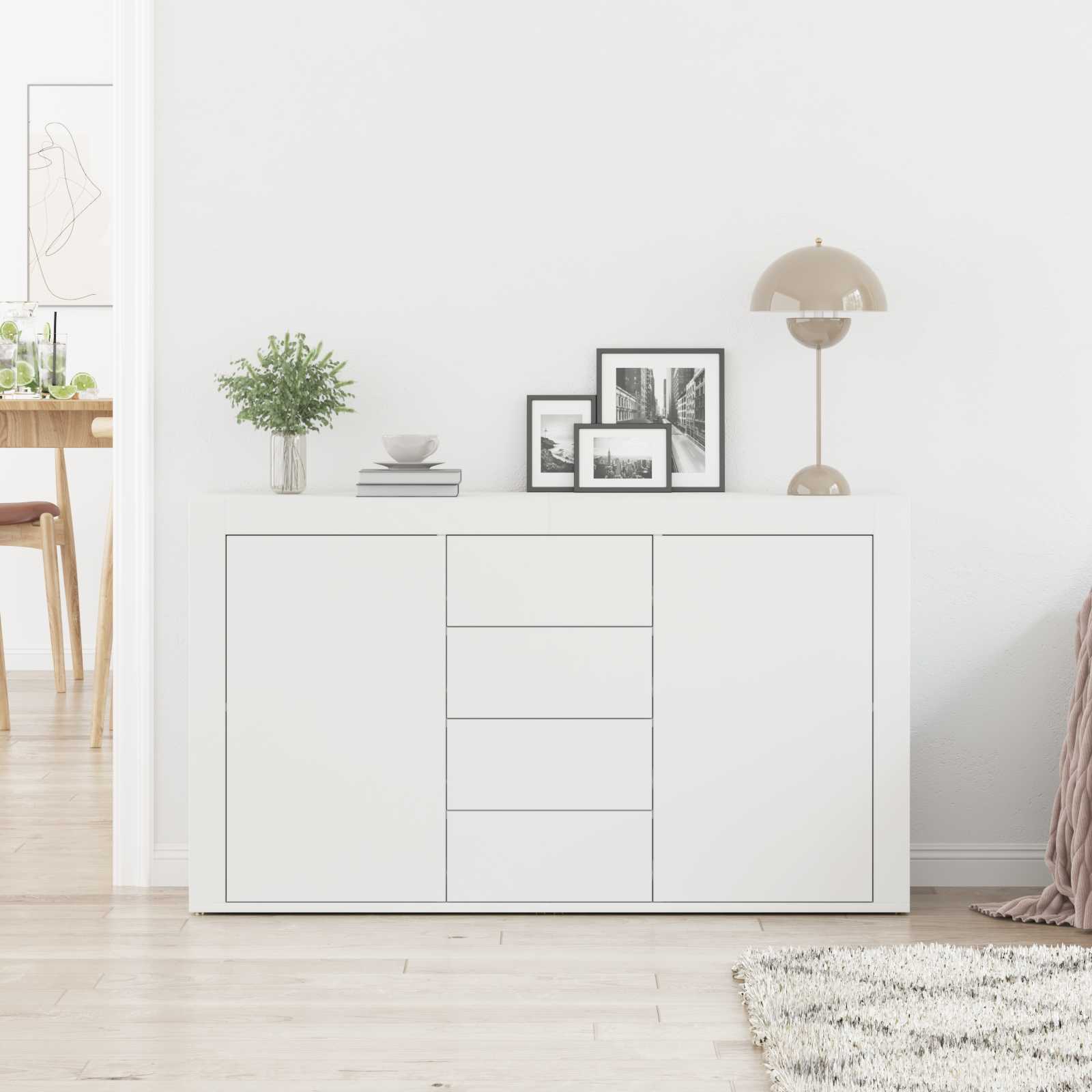 Aparador con cajón 120 x 36 x 69 cm Madera de ingeniería