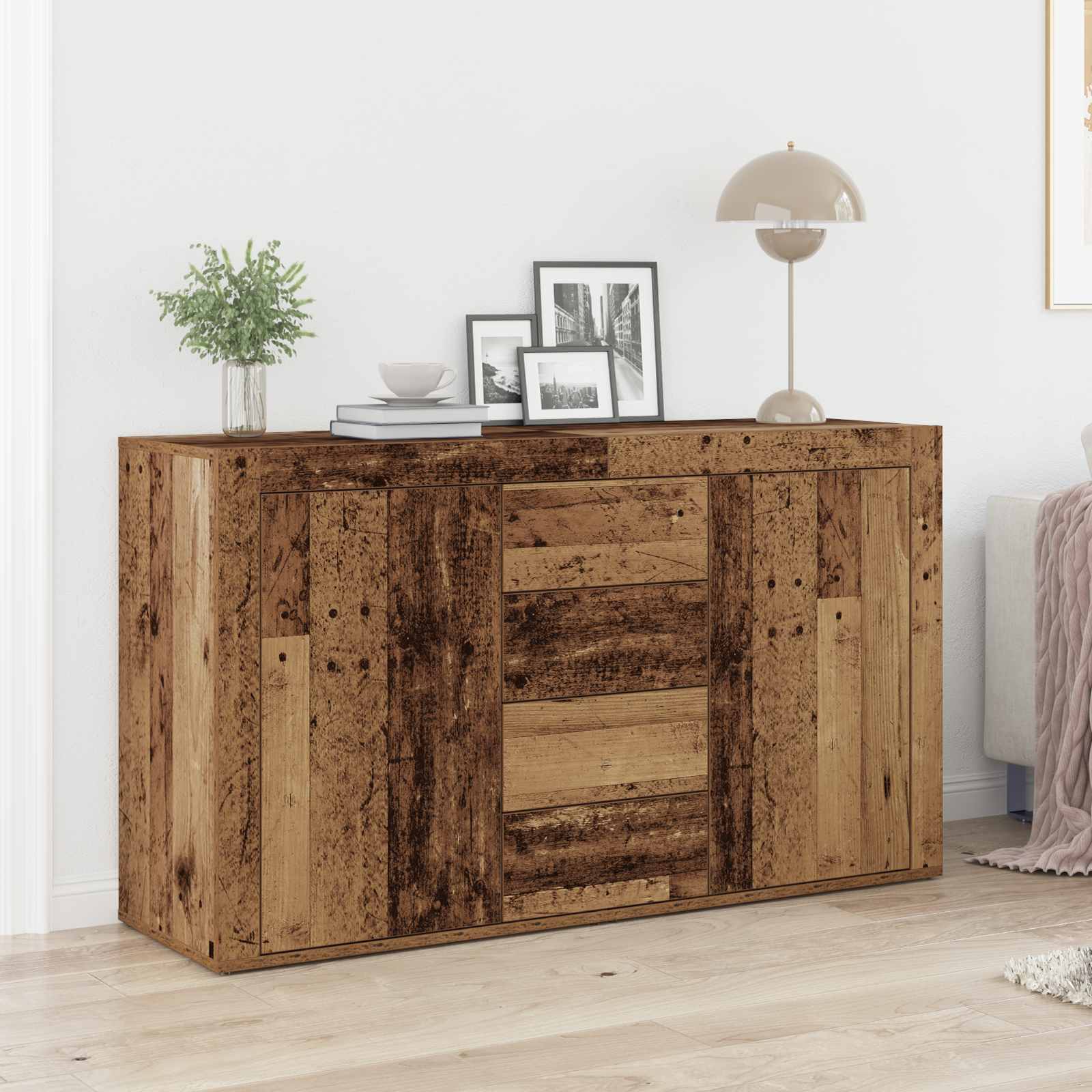 Aparador con cajón 120 x 36 x 69 cm Madera de ingeniería