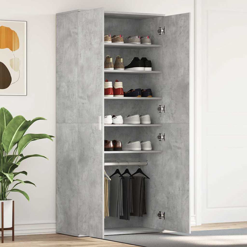 Armario Zapatero 80 x 39 x 178 cm Madera de ingeniería