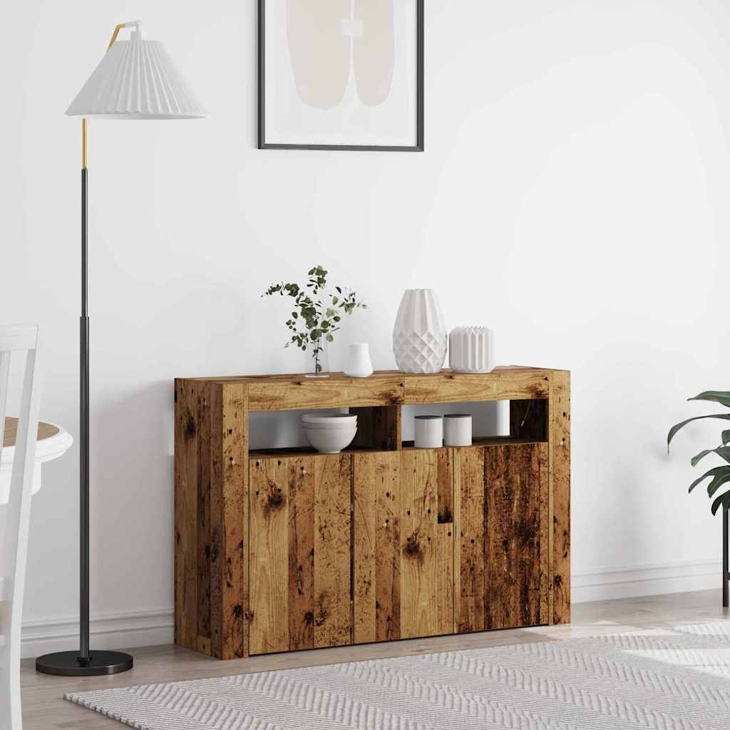 Aparador 116 x 30 x 75 cm Madera de ingeniería