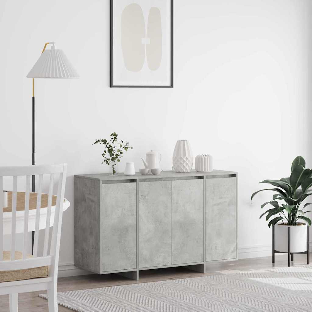 White display cabinet 120 x 41 x 75 cm Plywood