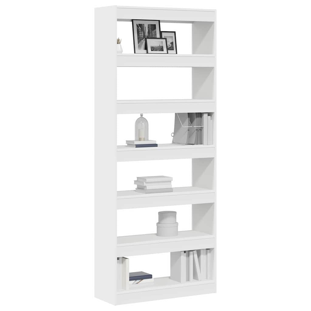 Librería con estante 80 x 30 x 198 cm Madera de ingeniería