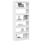 Librería con estante 80 x 30 x 198 cm Madera de ingeniería